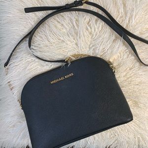 Michael Kors crossgrain leather crossbody purse